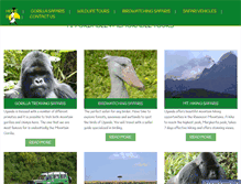 Tablet Screenshot of mamalandsafaris.com